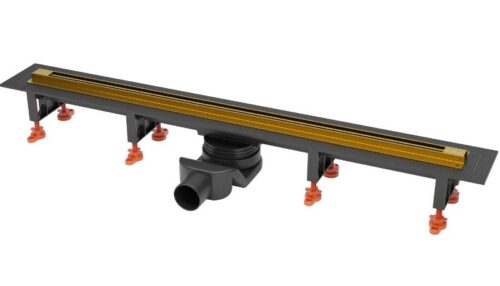 Трап для душа Roxen Razor 910100GB линейный, "узкий", 30-80 см, золото