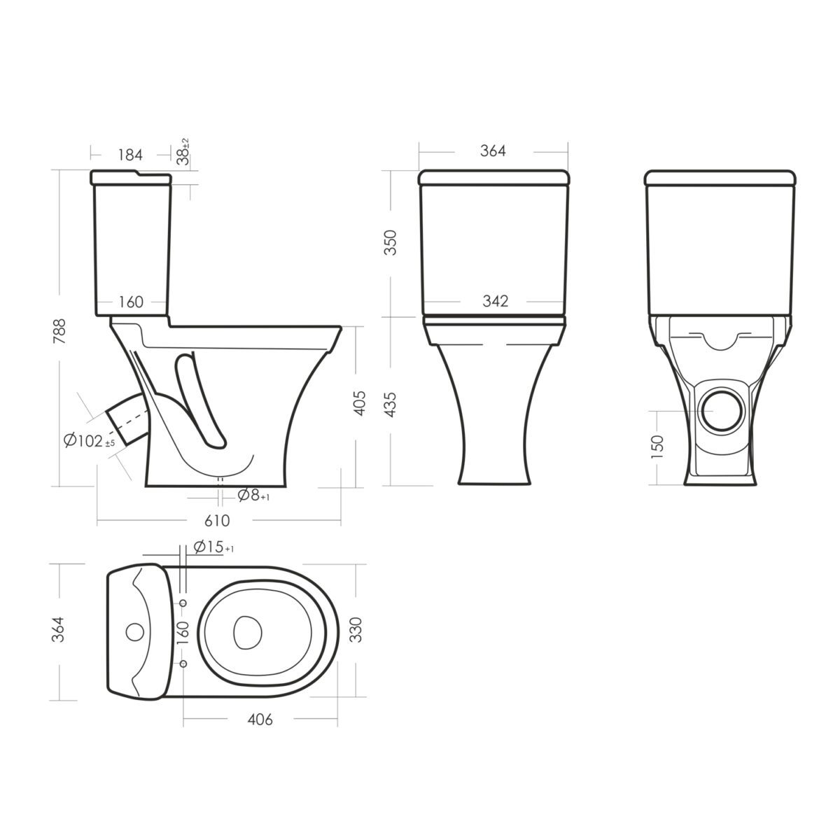 Унитаз напольный Sanita Нева Стандарт, WC.CC/Neva/1-P/WHT.G/S1 — изображение 7