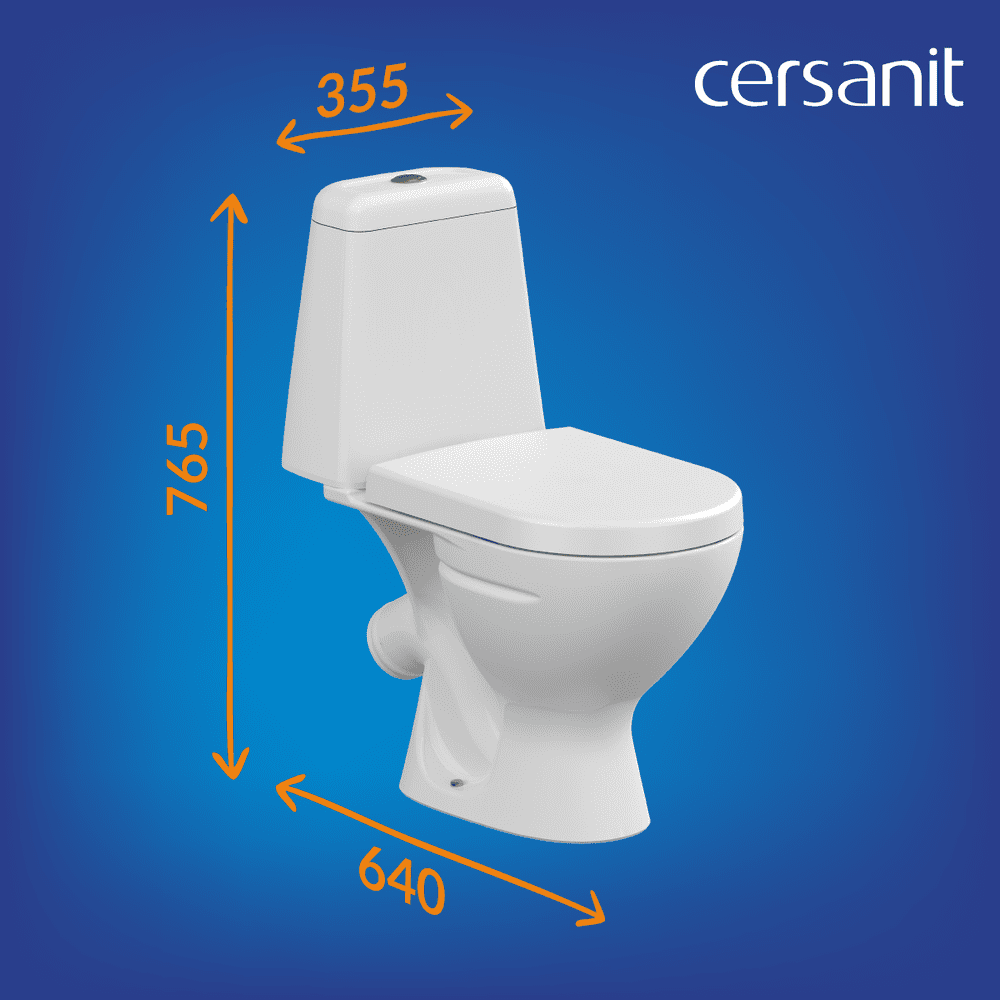 Унитаз напольный Cersanit Star 031 3/6 DPL EO, 63423 — изображение 16