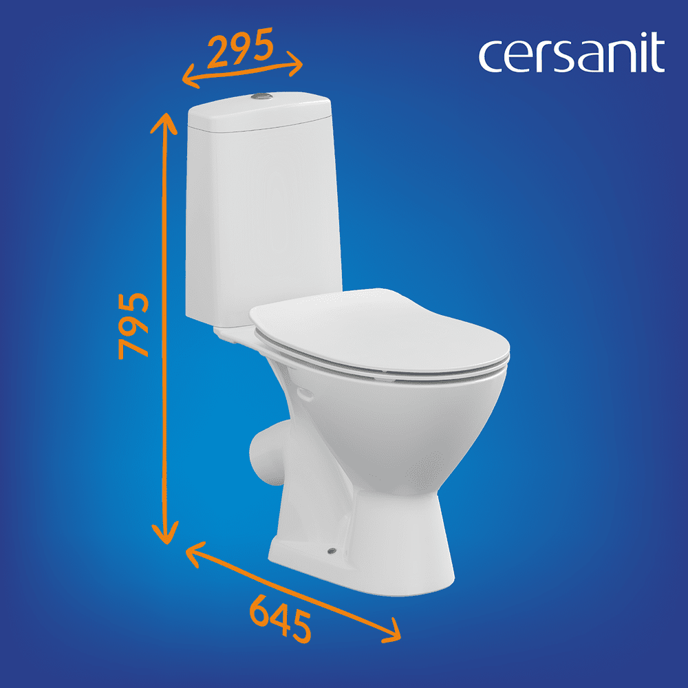 Унитаз напольный Cersanit Flavis 031 3/6 DPL EO slim, 64288 — изображение 17