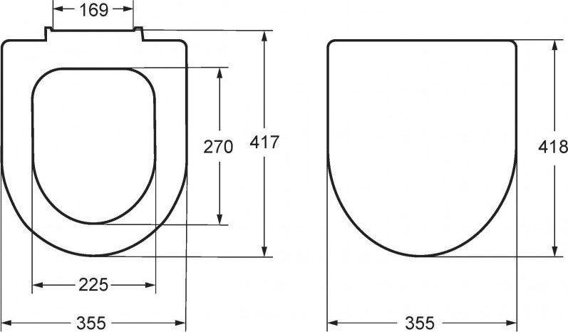 Сиденье с крышкой для унитаза Roca Round, 7801D12007 — изображение 6