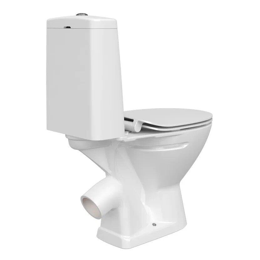 Унитаз напольный Cersanit Flavis 031 3/6 DPL EO slim, 64288 — изображение 3