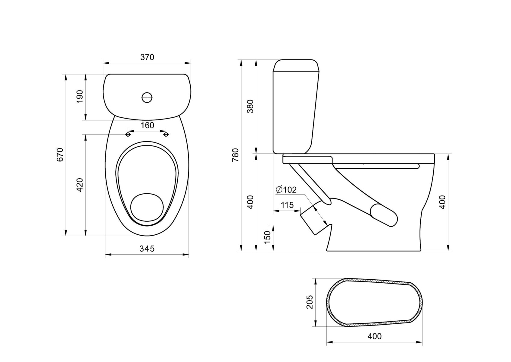 Унитаз напольный Santeri Воротынский, 1P4017S0000BF — изображение 8
