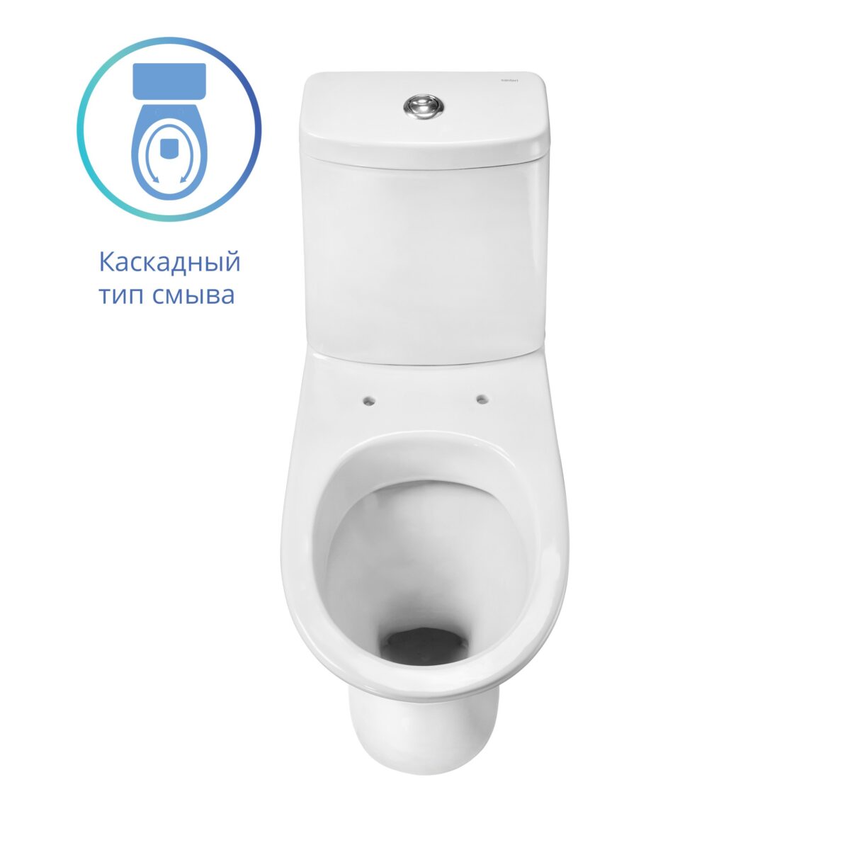 Унитаз напольный Santeri Грация, 1P2103S0000BF — изображение 5