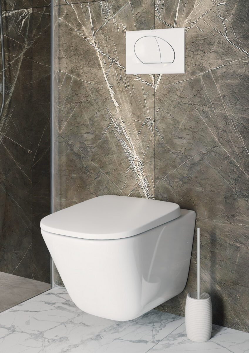 Сиденье с крышкой для унитаза Roca The Gap, ZRU9307682 — изображение 4