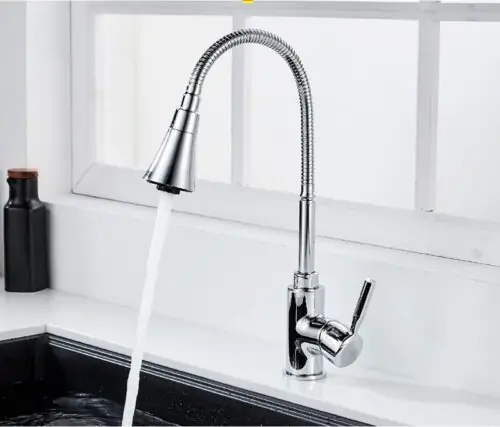 Смеситель для кухни с гибким изливом Ledeme L4199