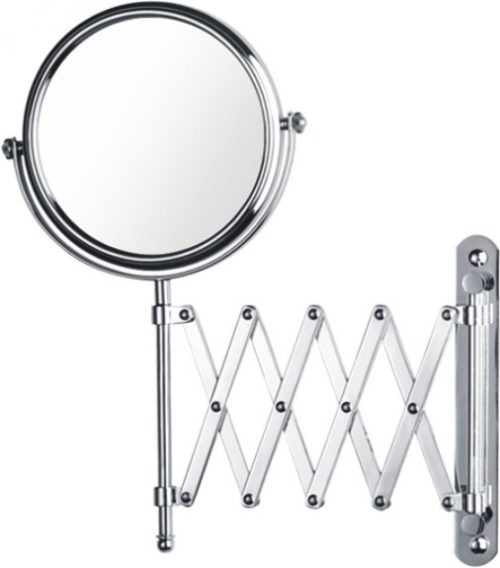 Зеркало ванной увеличительное, нержавеющая сталь, хром, 6 дюймов (3-х кратное увеличение) Ledeme L6406