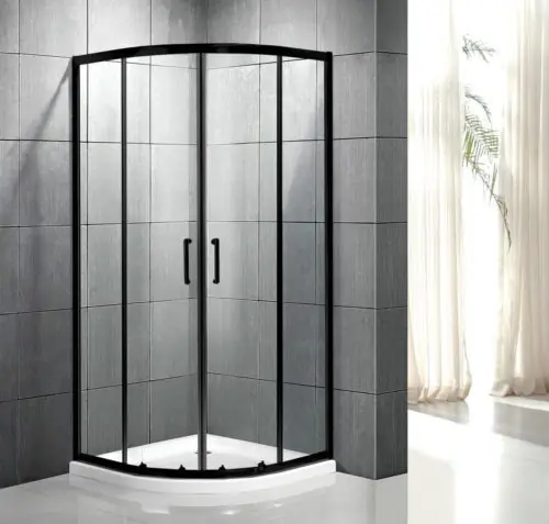Душевой уголок Roxen Santi 55020-90B (900*900*1950; прозрачное/чёрный)