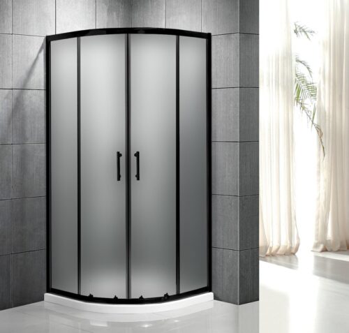 Душевой уголок Roxen Santi 55020-90BC (900*900*1950; матовое/чёрный)