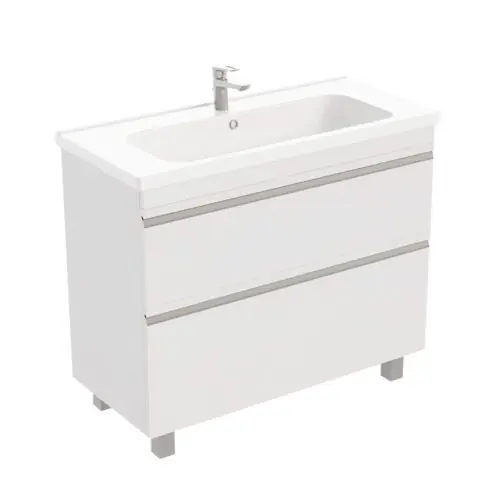Тумба напольная LAPARET VENUS 100, белый глянец, LVE-WFCAB-100-101