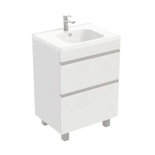 Тумба напольная LAPARET VENUS 60, белый глянец, LVE-WFCAB-60-101