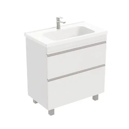 Тумба напольная LAPARET VENUS 80, белый глянец, LVE-WFCAB-80-101