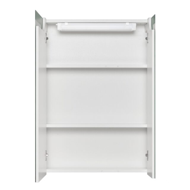 Зеркальный шкаф с подсветкой Aquaton Верди 60 (60x80 см), Белый/Ясень фабрик 1A206902VDAV0 — изображение 2