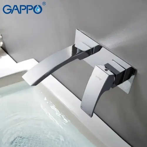 Смеситель скрытого монтажа для умывальника Gappo G1007-2