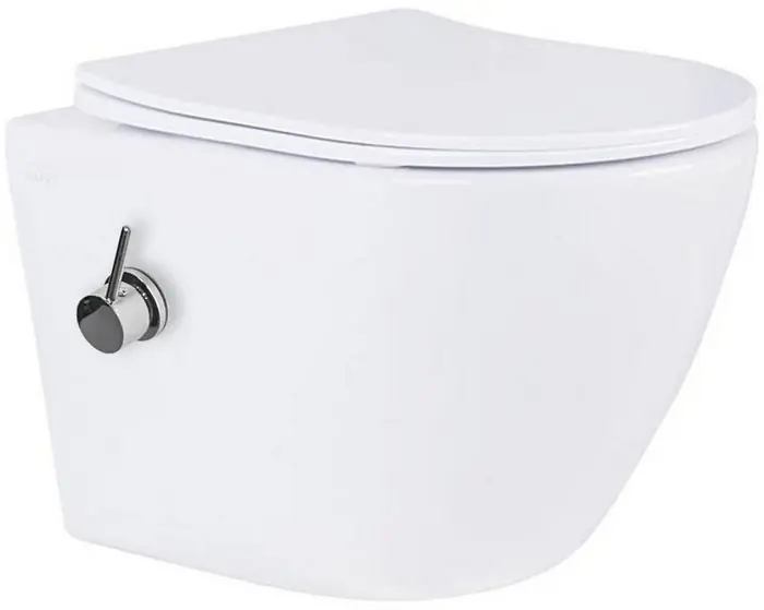 Комплект инсталляции Roxen StounFix Dual Fresh с унитазом Antares Bidet и кнопкой Santi (пастель бежевая/матовая), 966617 — изображение 3