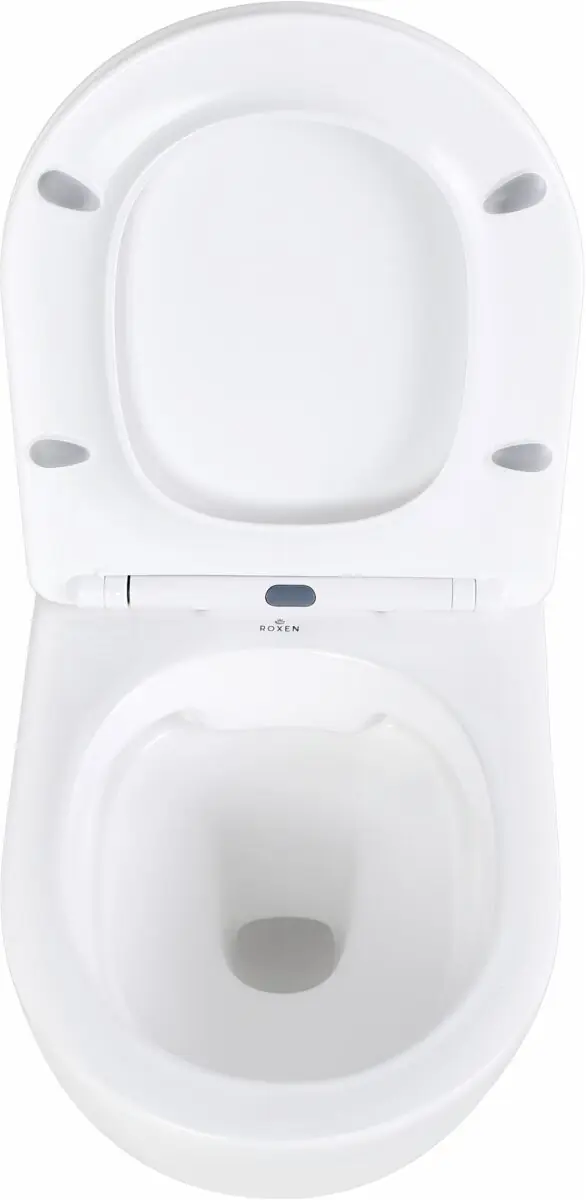 Комплект инсталляции Roxen StounFix Dual Fresh с унитазом Antares и кнопкой Caspia (серый бетон/матовая), 966771 — изображение 4