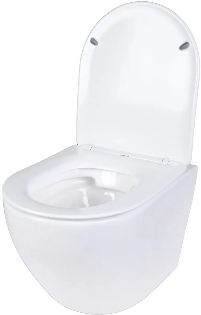 Комплект инсталляции Roxen StounFix Dual Fresh с унитазом Antares и кнопкой Caspia (серый бетон/матовая), 966771 — изображение 3