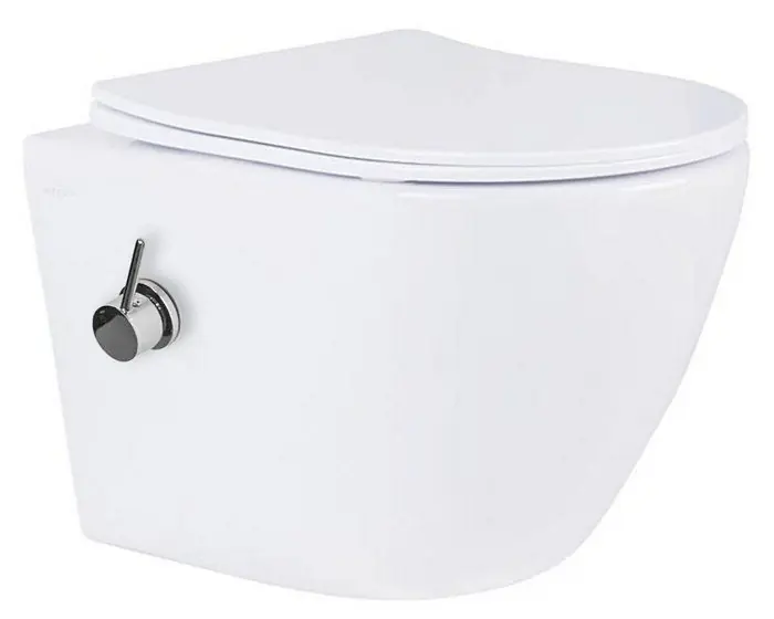 Комплект инсталляции Roxen StounFix Dual Fresh с унитазом Antares Bidet и кнопкой Caspia (белая), 953833 — изображение 7