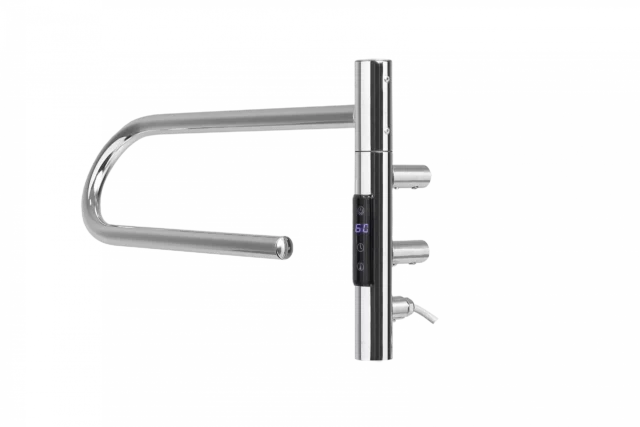 Полотенцесушитель Gloss & Reiter электрический SMART E2.L.39x25.R1.Таймер. Хром — изображение 3