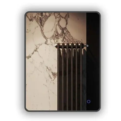 Зеркало в алюминиевой раме Roxen Simon 510205-60GM (600x800), оружейная сталь
