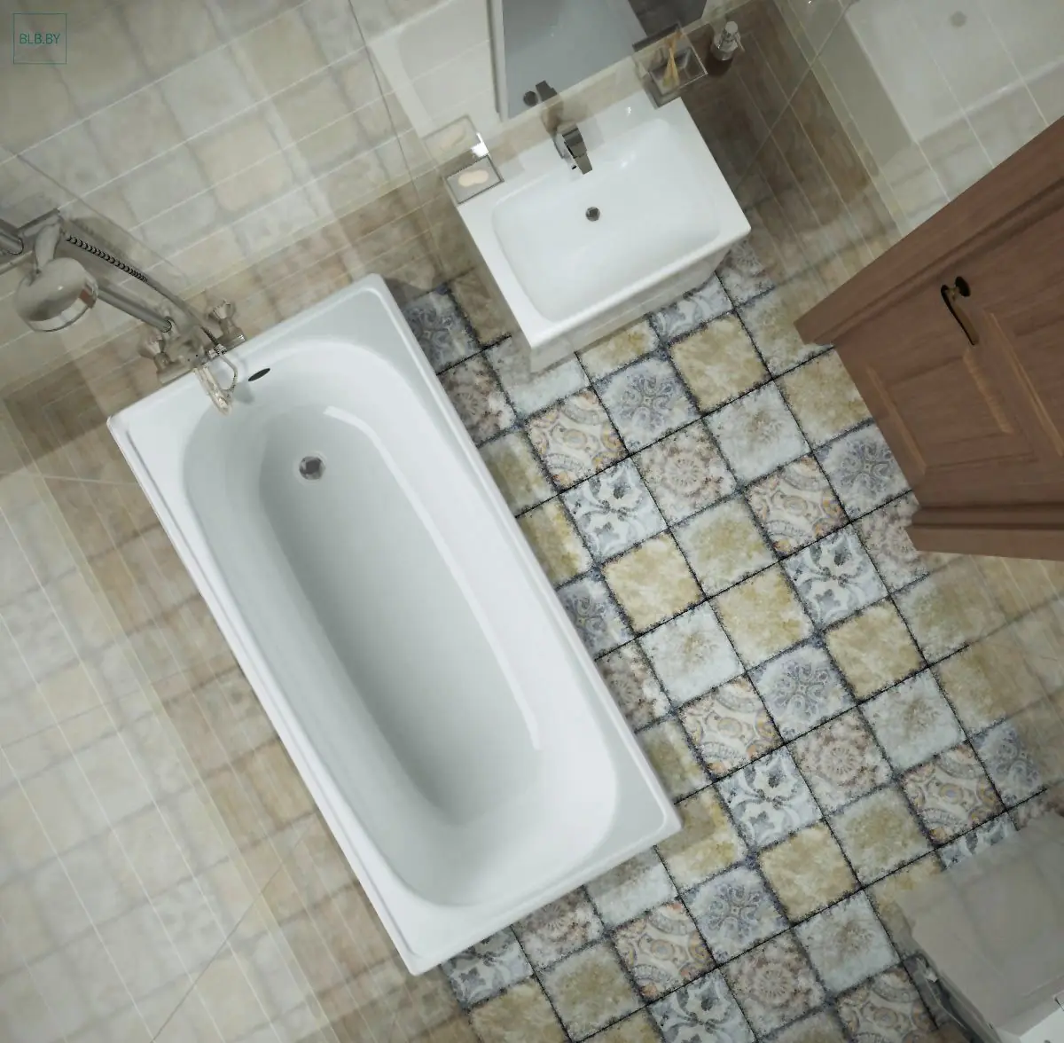 Ванна стальная BLB Europa SG 170*70 см, S30001357000000 (B70E) + Ножки — изображение 3