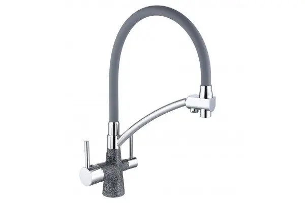 Смеситель для кухни под фильтр с гибким изливом Wisent W4855-24-9