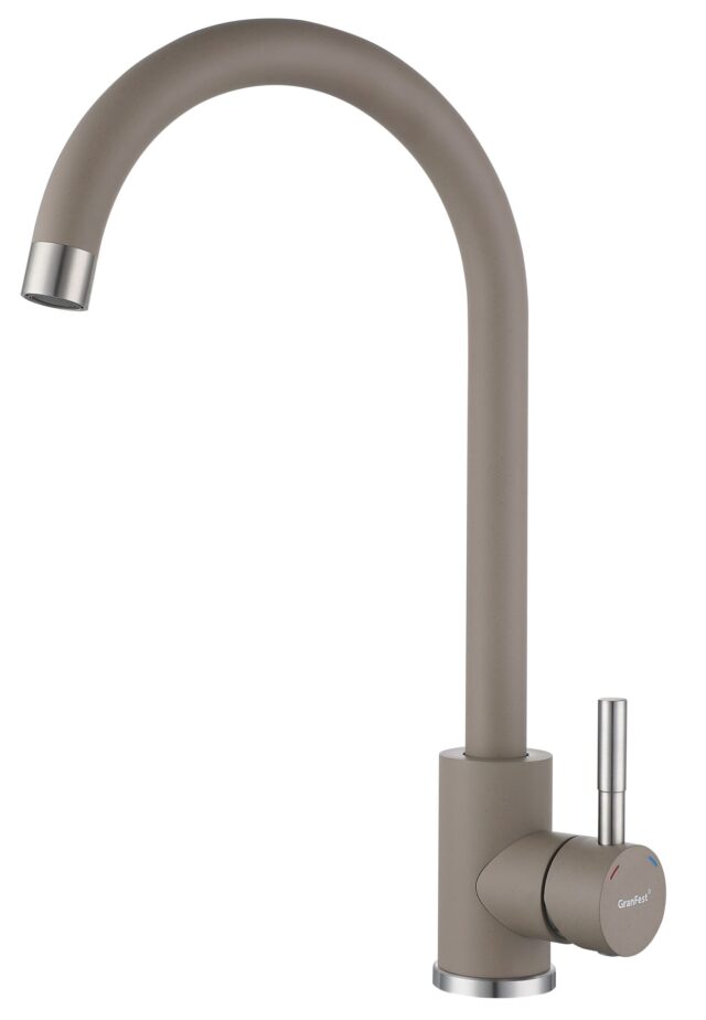 Смеситель для кухни GRANFEST QUARZ GF-Z5410 песочный