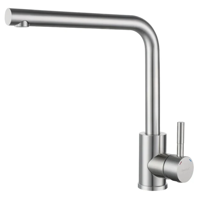 Смеситель для кухни GRANFEST QUARZ GF-Z5411 нержавейка