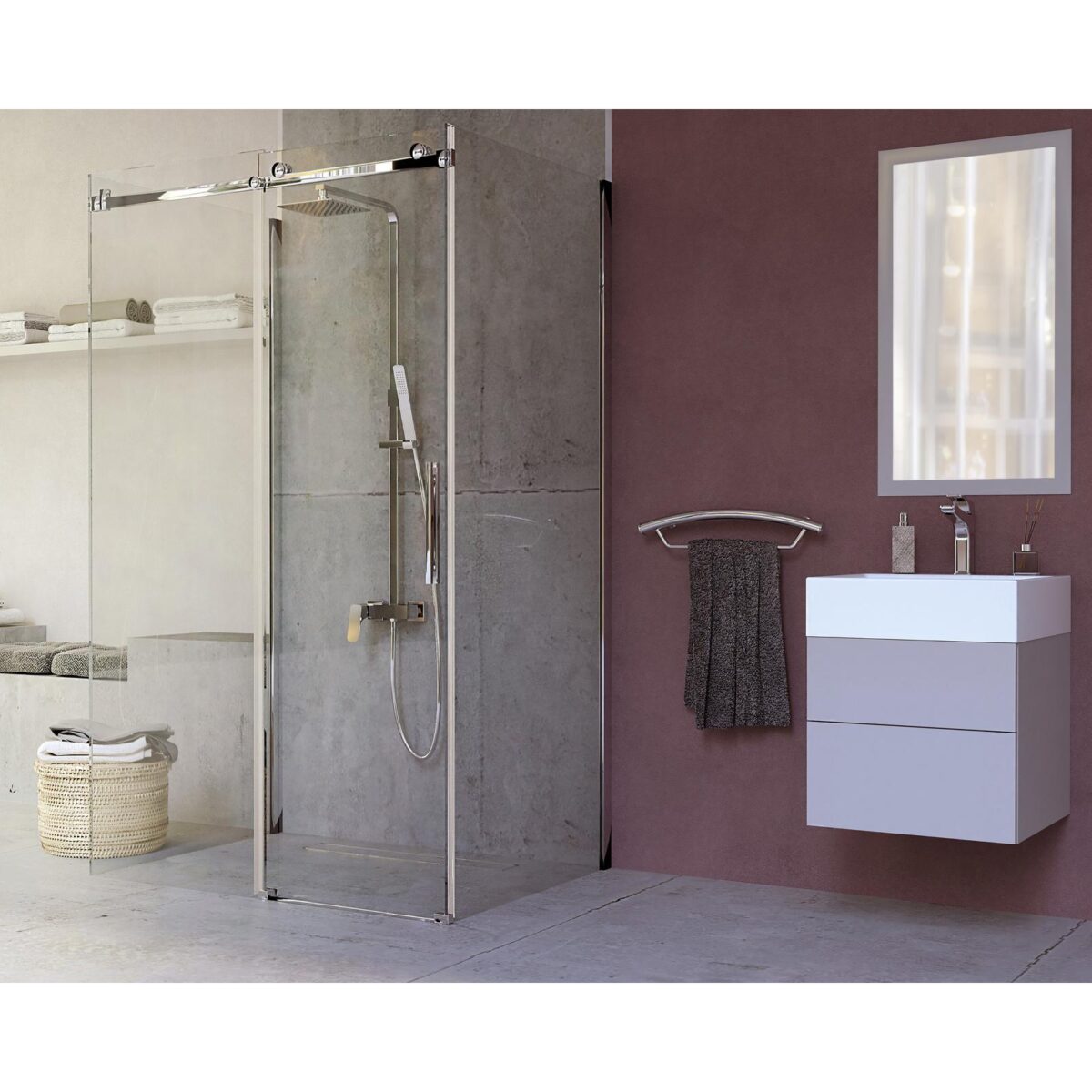 Держатель для полотенца DEANTE VITAL NIV 041H, рейлинг 50см — изображение 3