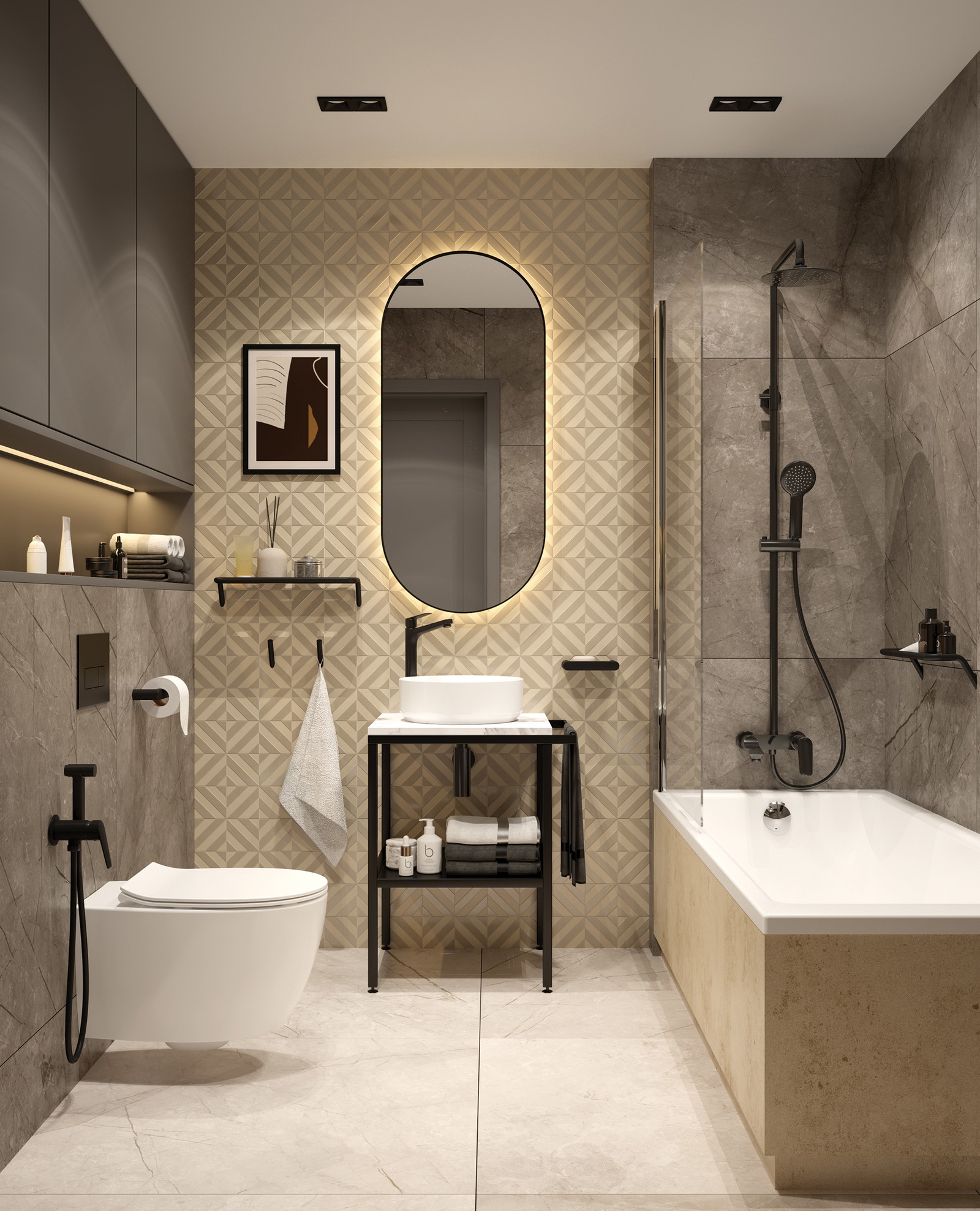 Душевая система DEANTE CORIANDER NERO NAC N1JM — изображение 3