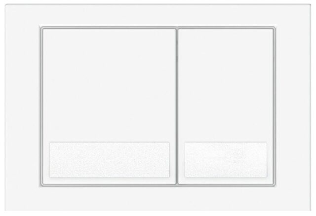 Кнопка смыва KK POL Alfa M06 белая, SPP/030/0/K