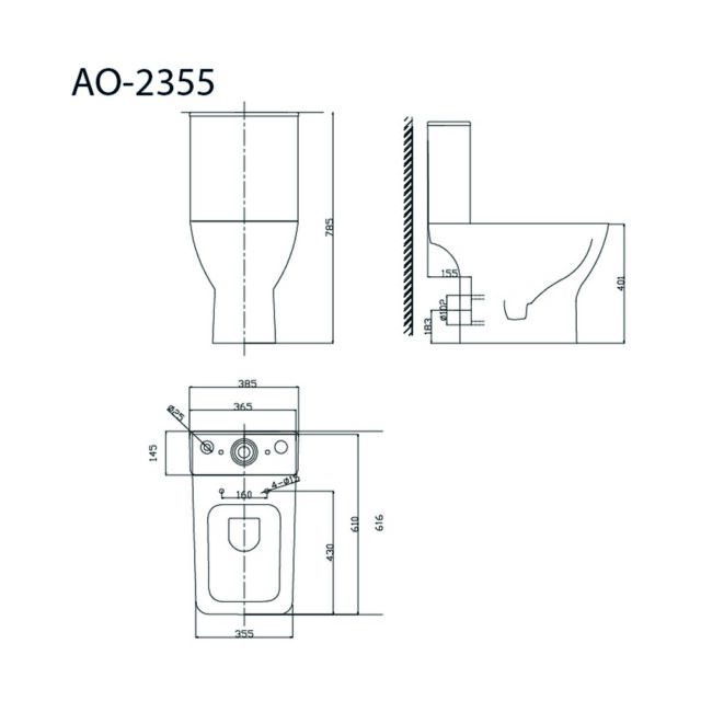 Унитаз напольный Triton-Pro Astro, AO-2355 (Щ0000058892) — изображение 2