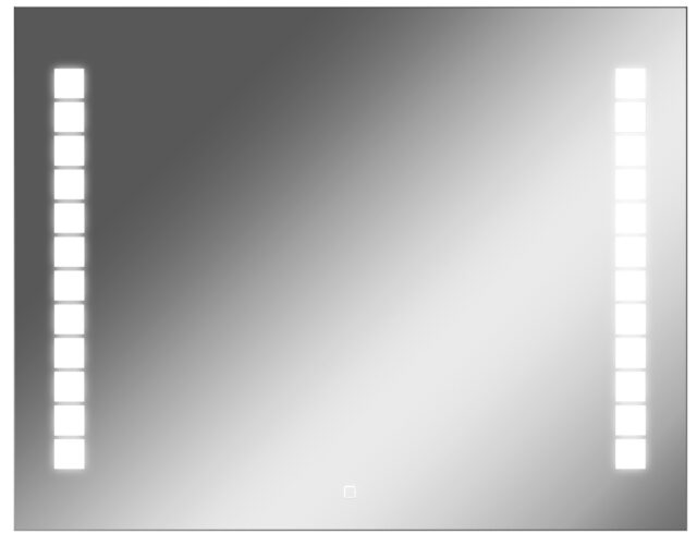 Зеркало Домино Quadro 90 alum с подсветкой, SQ1018Z