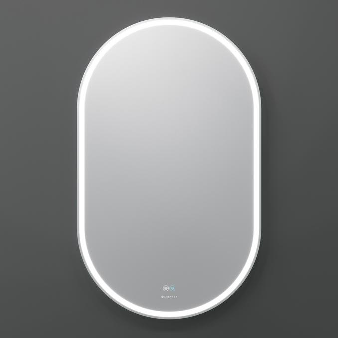 Зеркало Laparet Electra 45*80 влагостойкое, подсветка, диммер и антизапотевание, electra. 45/80