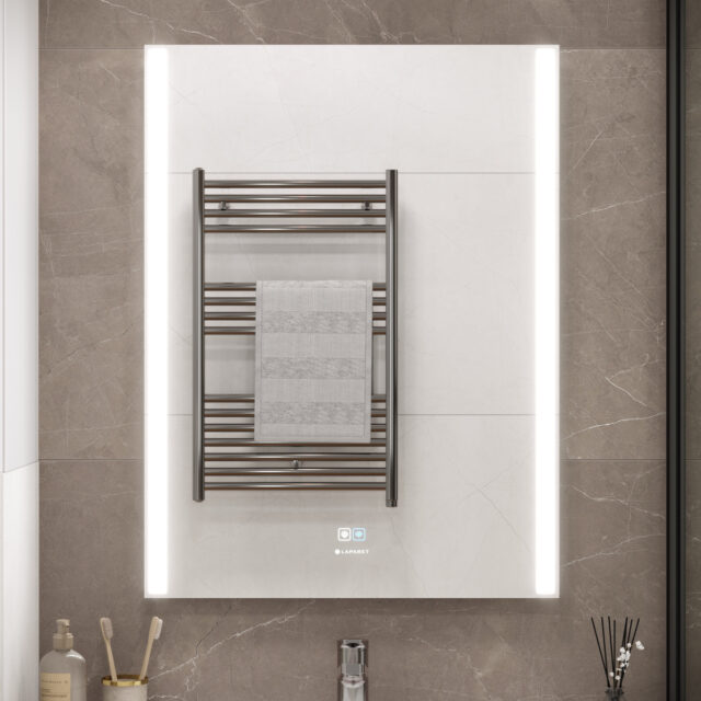 Зеркало Laparet Electra 60*80 влагостойкое, подсветка, диммер и антизапотевание, electra. 60/80 — изображение 2