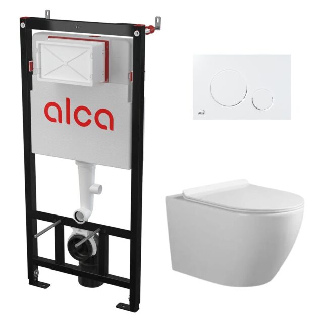 Комплект инсталляции 6 в 1 CeruttiSPA CLIO Aria Tornado + Alca M670 + Alca AM101/1120, CT10582+сет(AM101/1120+M670)
