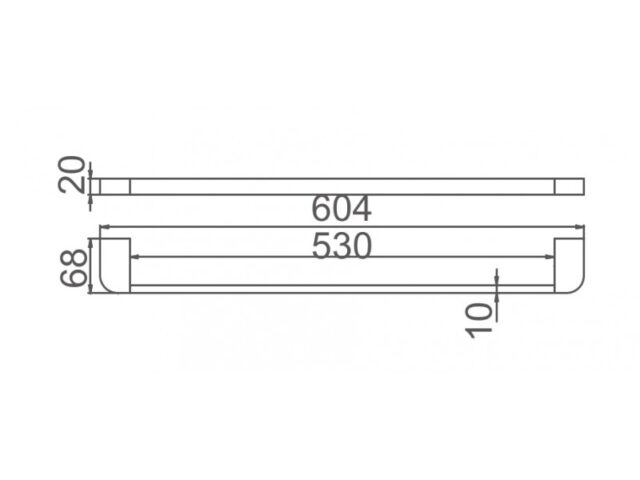 Держатель полотенец GERHANS K27001, рейлинг, 27001 — изображение 2