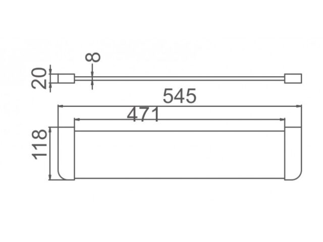 Полка в ванную комнату GERHANS K27007B, чёрная, 27007B — изображение 2