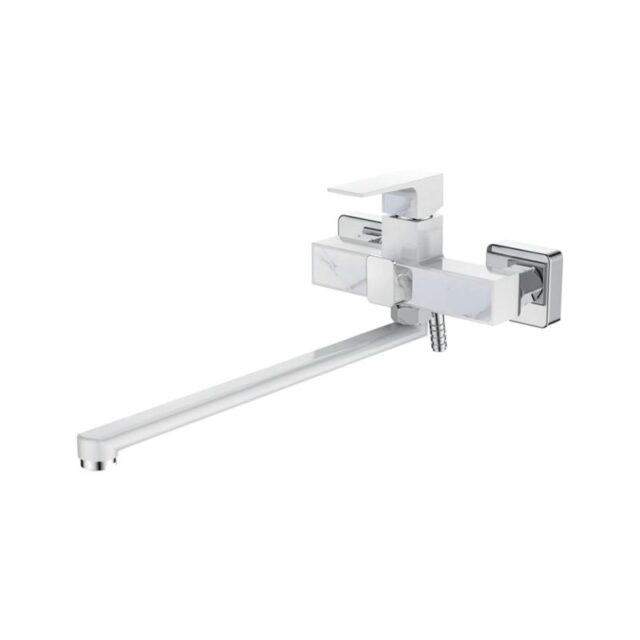 Смеситель для ванны Ledeme L2273W, белый