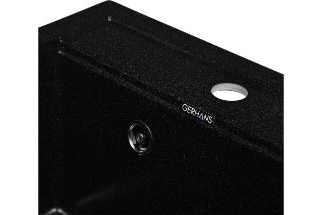 Кухонная мойка Gerhans A45-22, чёрный — изображение 4