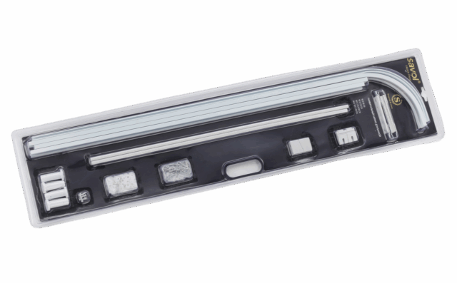Карниз для шторки Savol SK-8050W, универсальный
