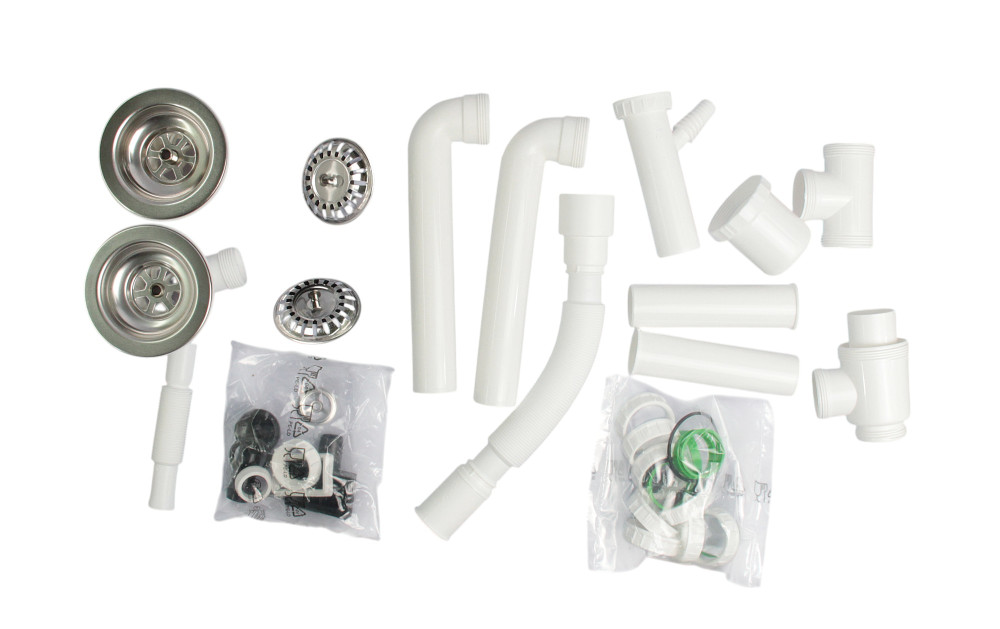 Сифон для кухонной мойки двойной Wisent GER011 — изображение 3