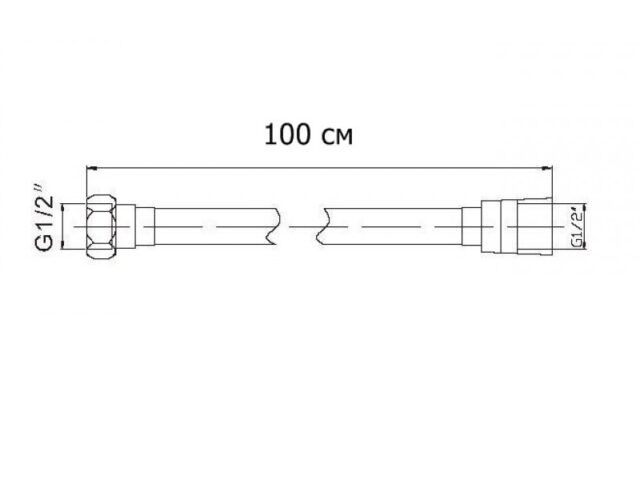 Шланг для лейки 100 см Gerhans K40205-1.0 — изображение 3