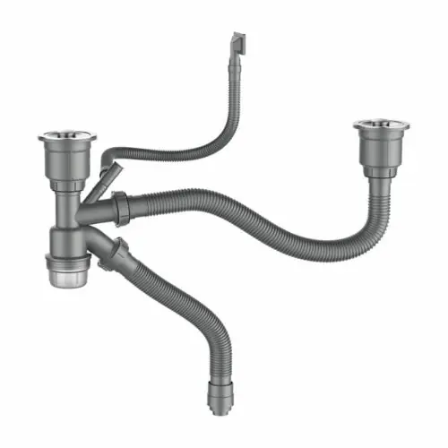 Сифон для кухонной мойки двойной GERHANS K30601-2