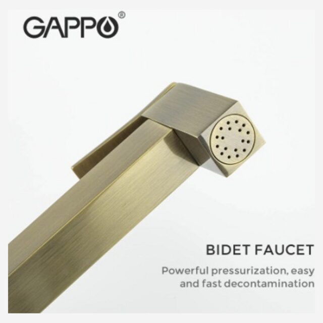 Смеситель для гигиенического душа Gappo G2007-4, бронза — изображение 6