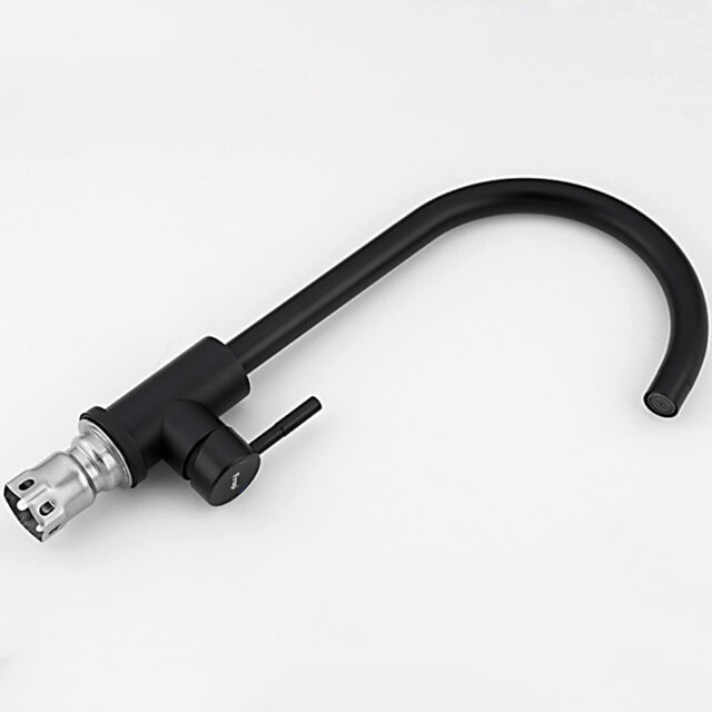 Смеситель для кухни Frap F40899-4, чёрный — изображение 3