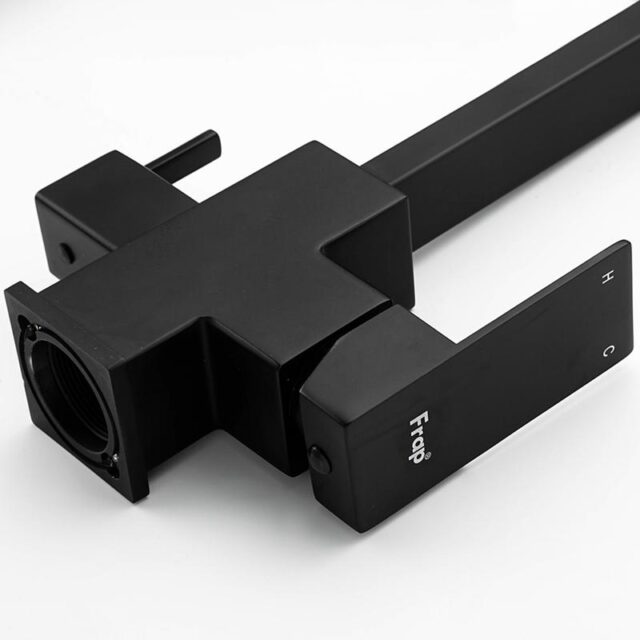 Смеситель для кухни под фильтр Frap F43802-6, чёрный — изображение 6