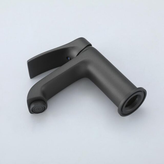 Смеситель для умывальника Frap F1075-9, оружейная сталь — изображение 3