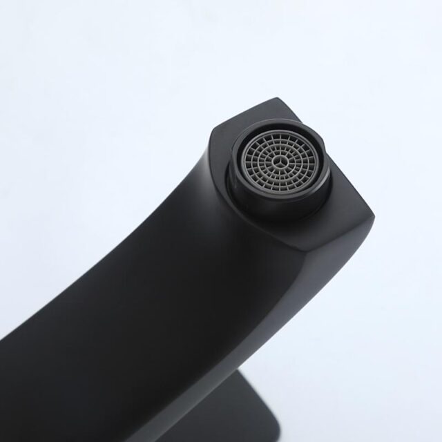 Смеситель для умывальника Frap F1076-6, чёрный — изображение 7