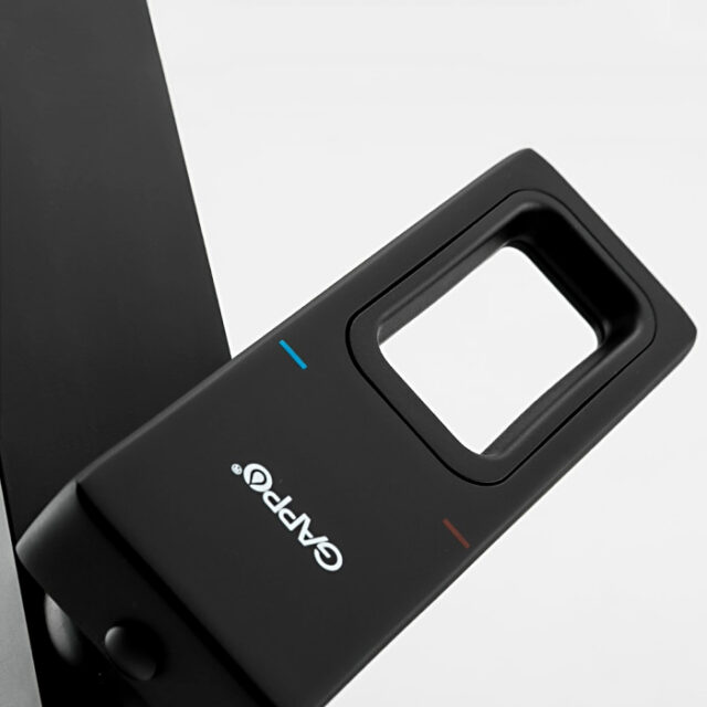 Смеситель для умывальника Gappo G1017-62, чёрный — изображение 3